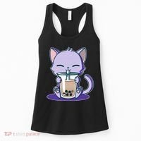 Boba Kitty Women's Tank Top thumb 0