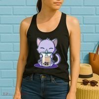 Boba Kitty Women's Tank Top thumb 2
