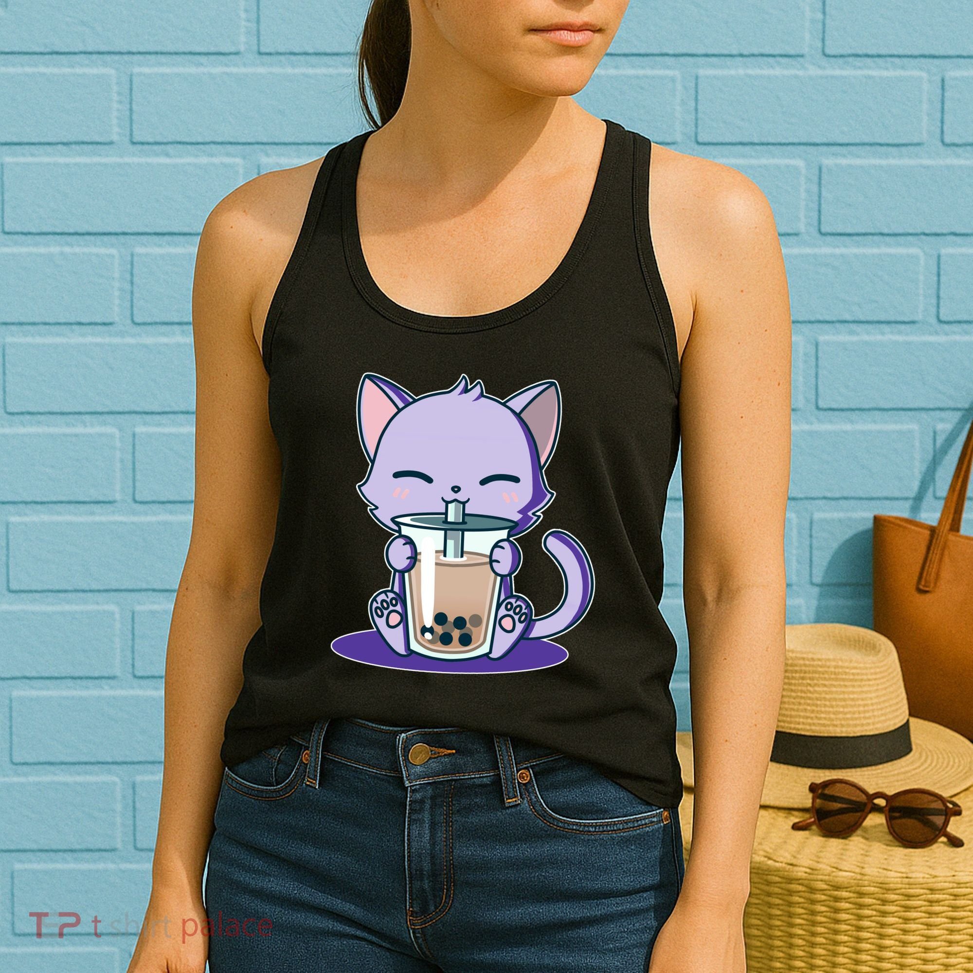 Boba Kitty Women's Tank Top