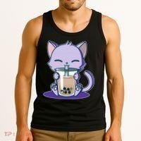 Boba Kitty Tank Top thumb 3