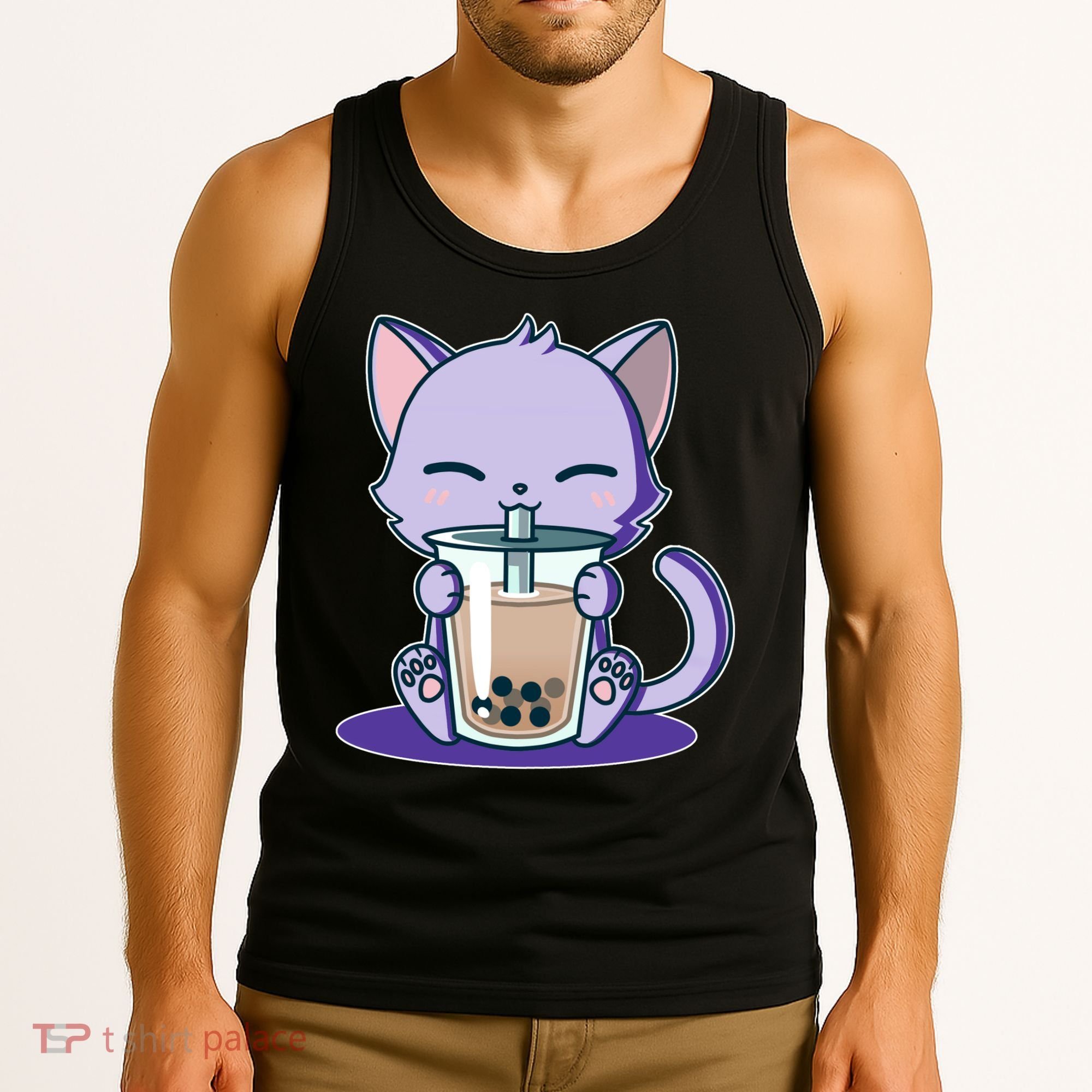 Boba Kitty Tank Top