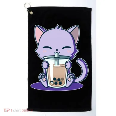 Boba Kitty Golf Towel