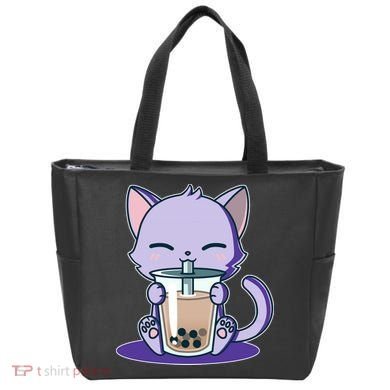 Boba Kitty Tote Bag
