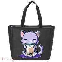 Boba Kitty Tote Bag thumb 0