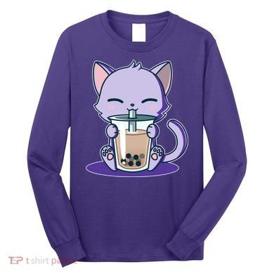 Boba Kitty Long Sleeve Shirt