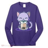 Boba Kitty Long Sleeve Shirt thumb 0