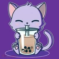 Boba Kitty Mousepad thumb 1