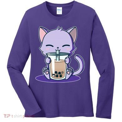 Boba Kitty Women's Long Sleeve Shirt