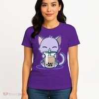 Boba Kitty Women's T-Shirt thumb 4