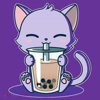 Boba Kitty Kids Hoodie thumb 2