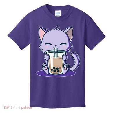 Boba Kitty Kids T-Shirt