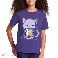 Boba Kitty Kids T-Shirt thumb 2