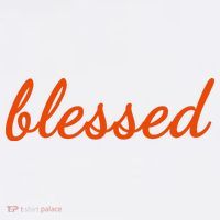 Blessed Orange Christian Sweatshirt thumb 3
