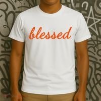 Blessed Orange Christian T-Shirt thumb 3