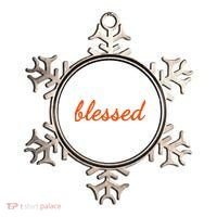 Blessed Orange Christian Ornament thumb 0