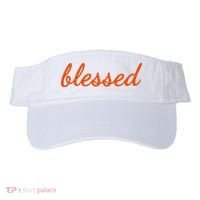 Blessed Orange Christian Visor thumb 0