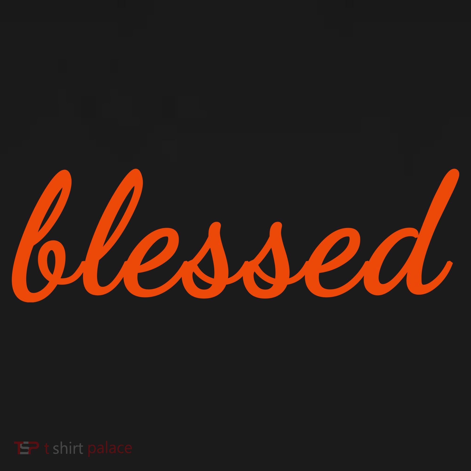 Blessed Orange Christian Doggie Tank