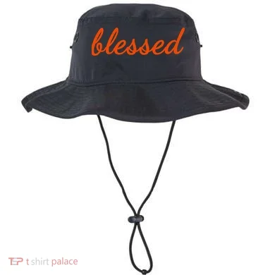 Blessed Orange Christian Bucket Hat