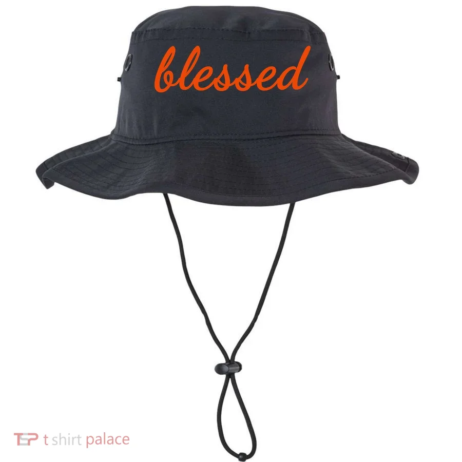 Blessed Orange Christian Bucket Hat