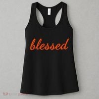 Blessed Orange Christian Women's Tank Top thumb 3