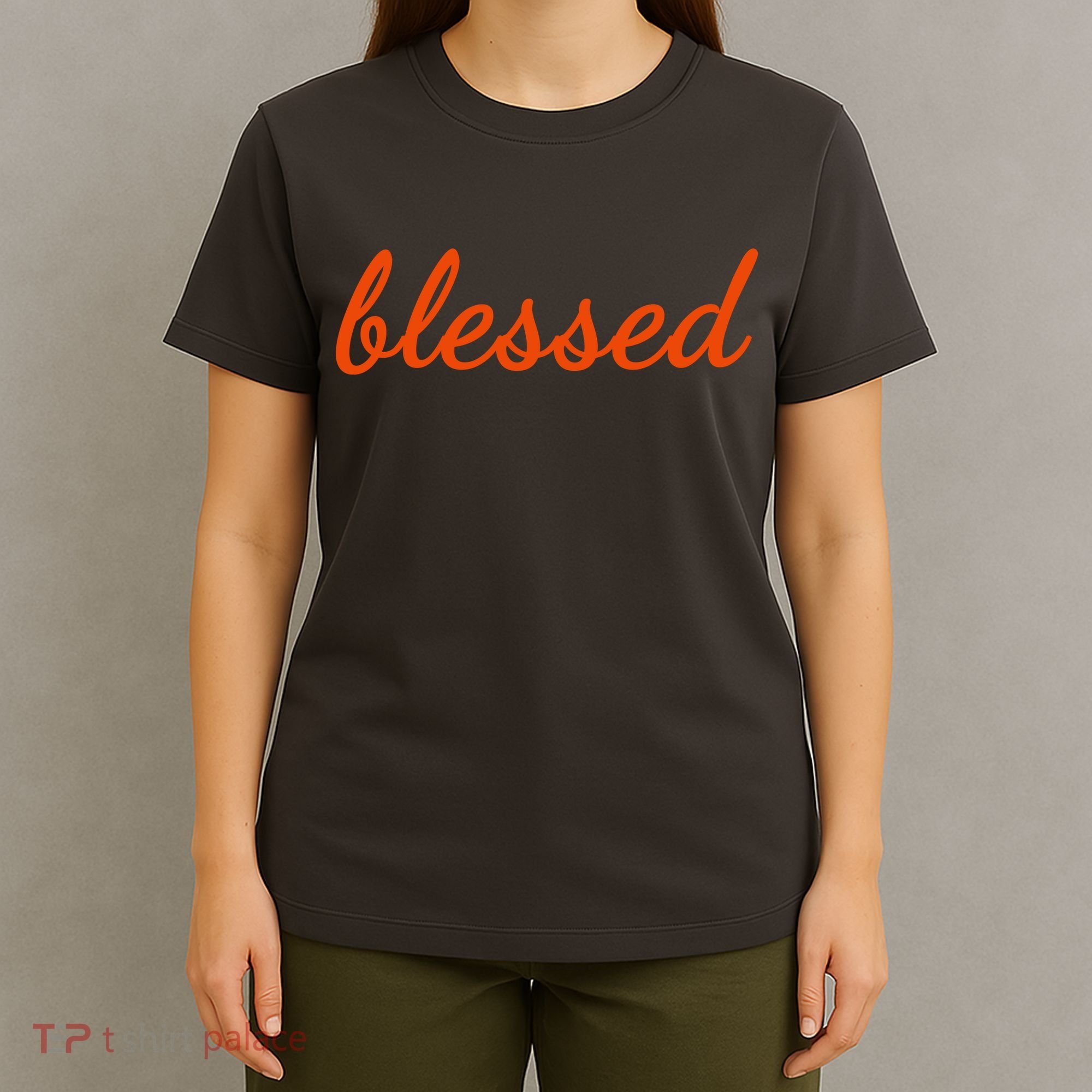 Blessed Orange Christian T-Shirt