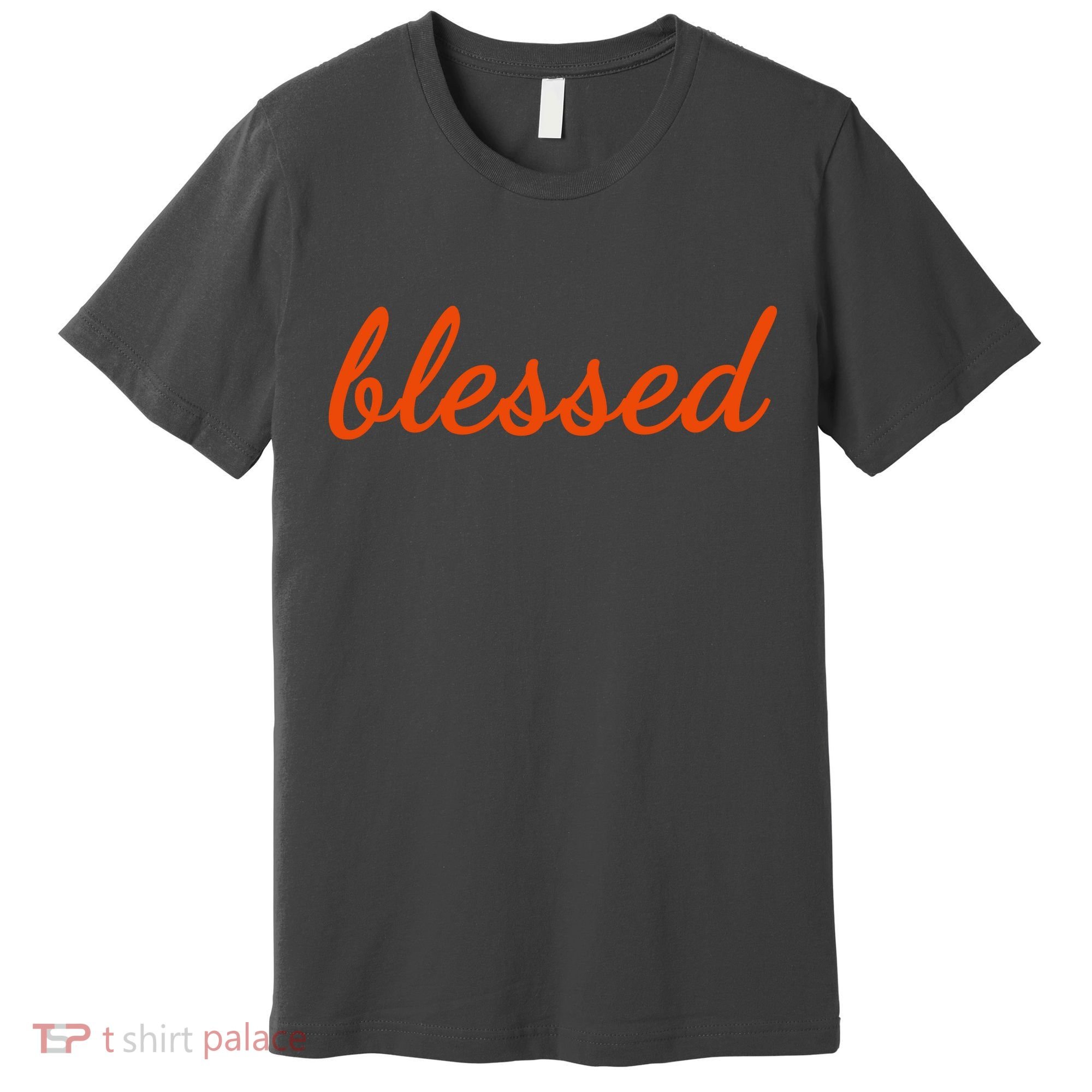 Blessed Orange Christian Premium T-Shirt