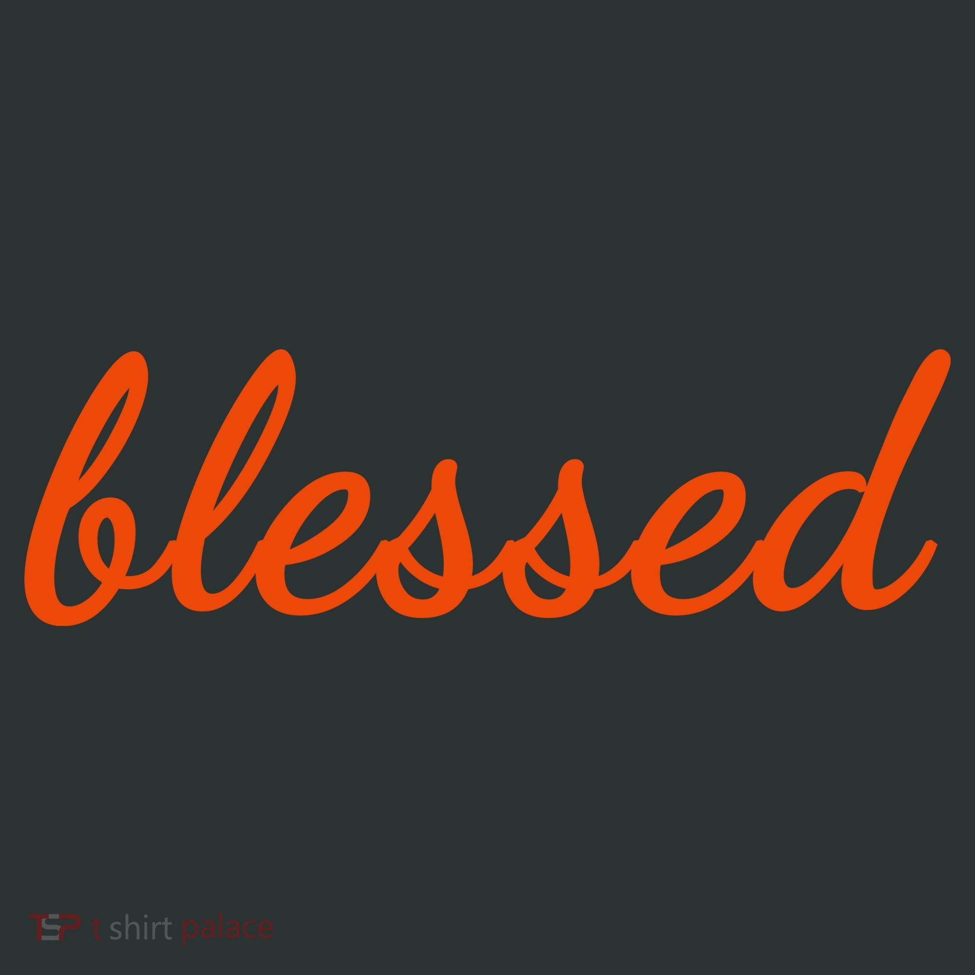 Blessed Orange Christian Tank Top