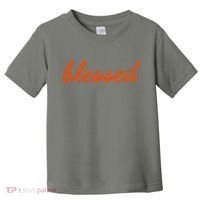 Blessed Orange Christian Toddler T-Shirt thumb 0