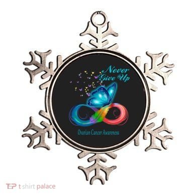 Butterfly Ovarian Cancer Awareness Gift Ornament