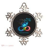 Butterfly Ovarian Cancer Awareness Gift Ornament thumb 0