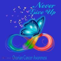 Butterfly Ovarian Cancer Awareness Gift Mousepad thumb 1