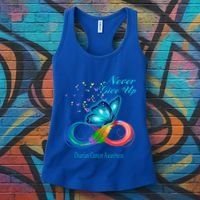 Butterfly Ovarian Cancer Awareness Gift Women's Tank Top thumb 3
