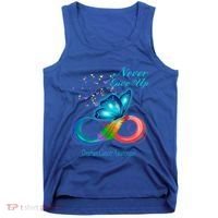 Butterfly Ovarian Cancer Awareness Gift Tank Top thumb 0