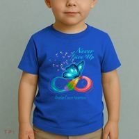 Butterfly Ovarian Cancer Awareness Gift Toddler T-Shirt thumb 2