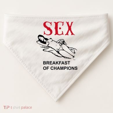 Breakfast Of Champions USA-Made Doggie Bandana