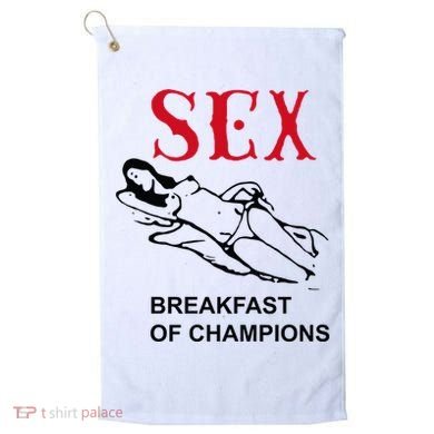 Breakfast Of Champions Golf Towel
