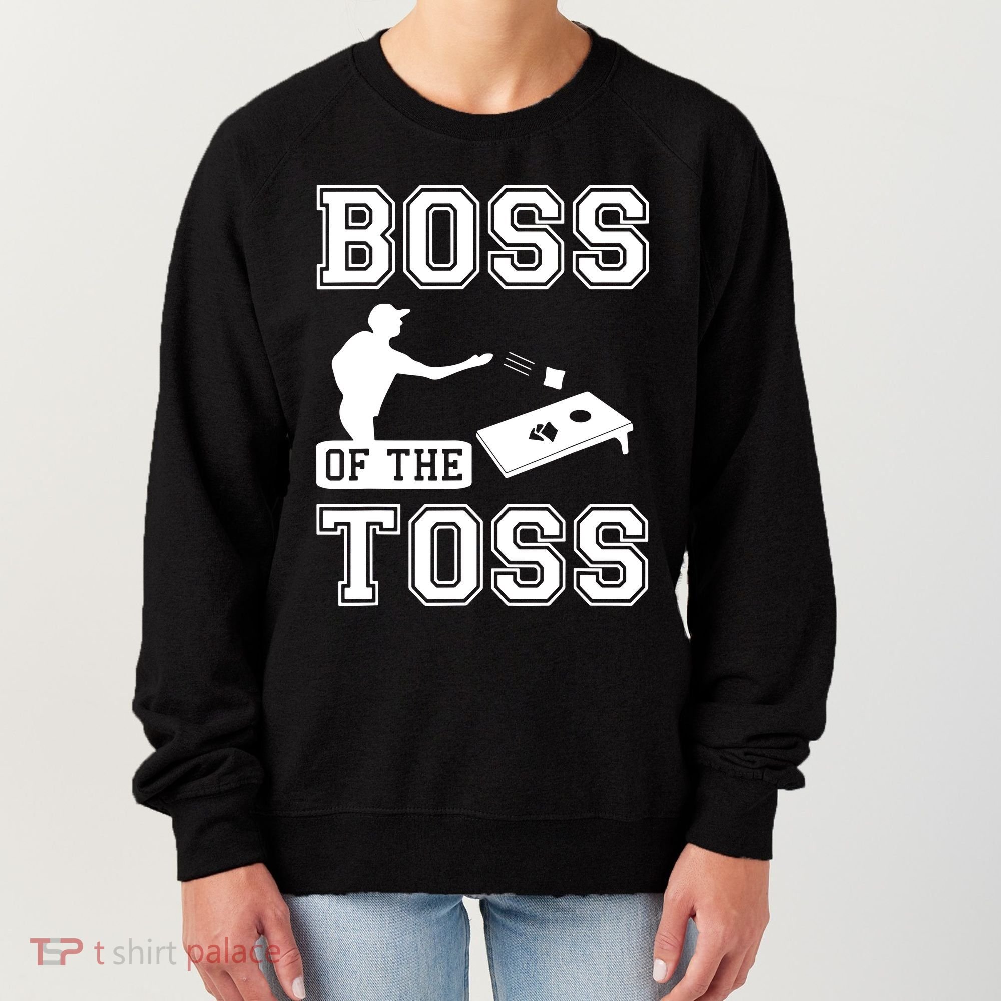 Boss Of Cornhole Game Women's Sweatshirt