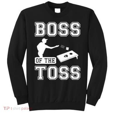 Boss Of Cornhole Game Sweatshirt