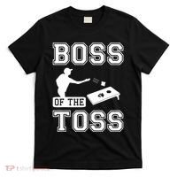 Boss Of Cornhole Game T-Shirt thumb 0