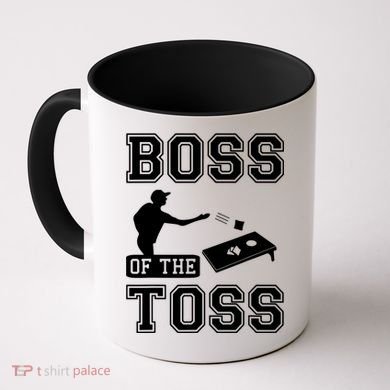 Boss Of Cornhole Game Coffee Mug