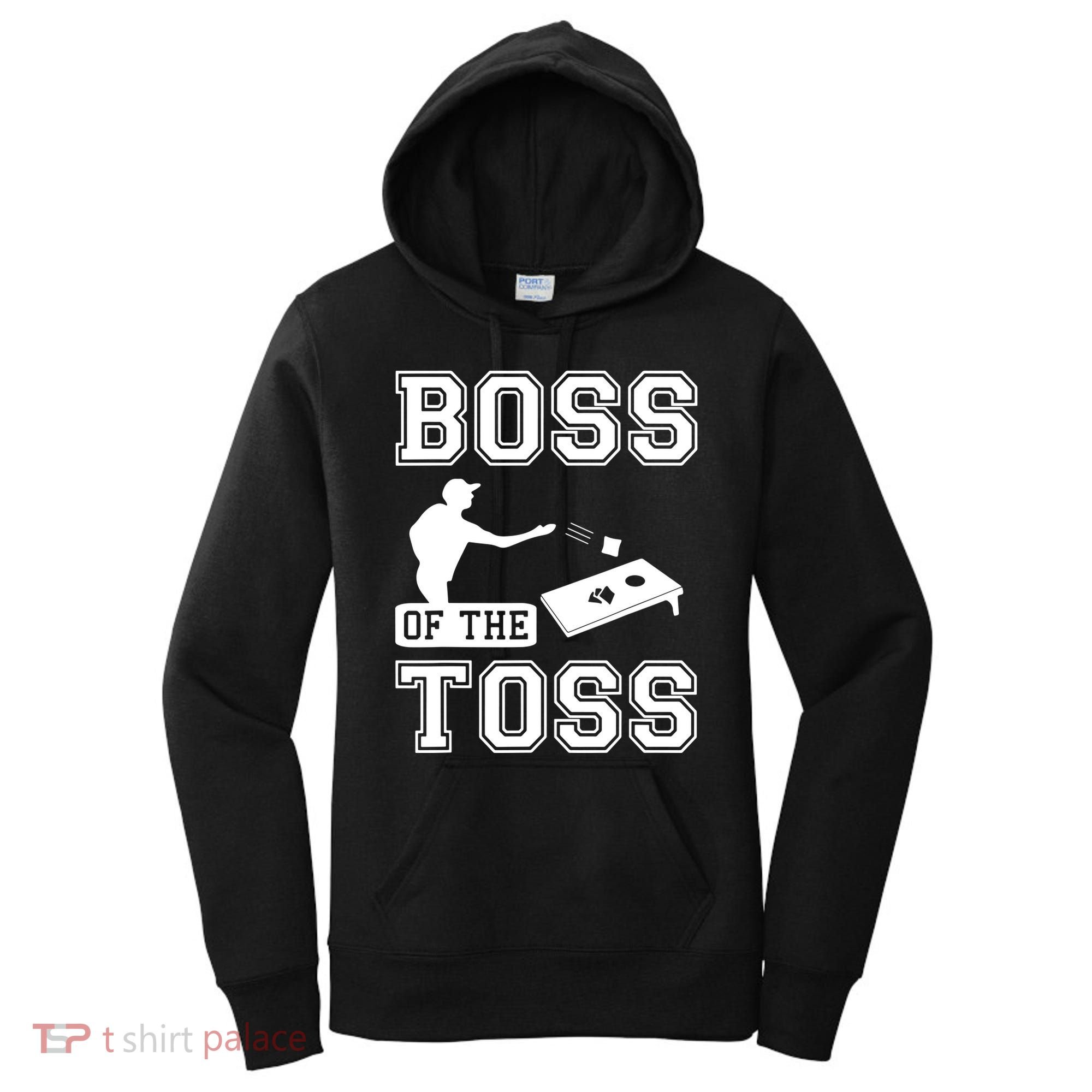 Boss Of Cornhole Game Women's Hoodie