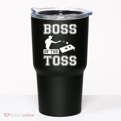 Boss Of Cornhole Game Tumbler