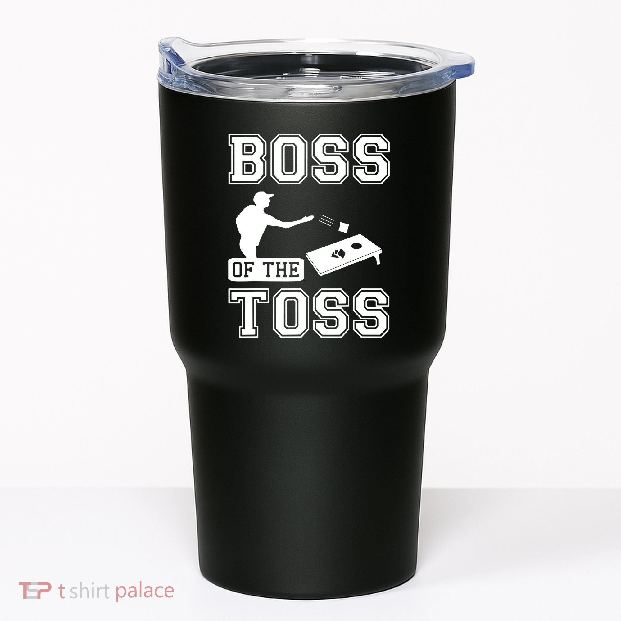 Boss Of Cornhole Game Tumbler