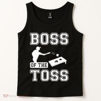 Boss Of Cornhole Game Tank Top thumb 2