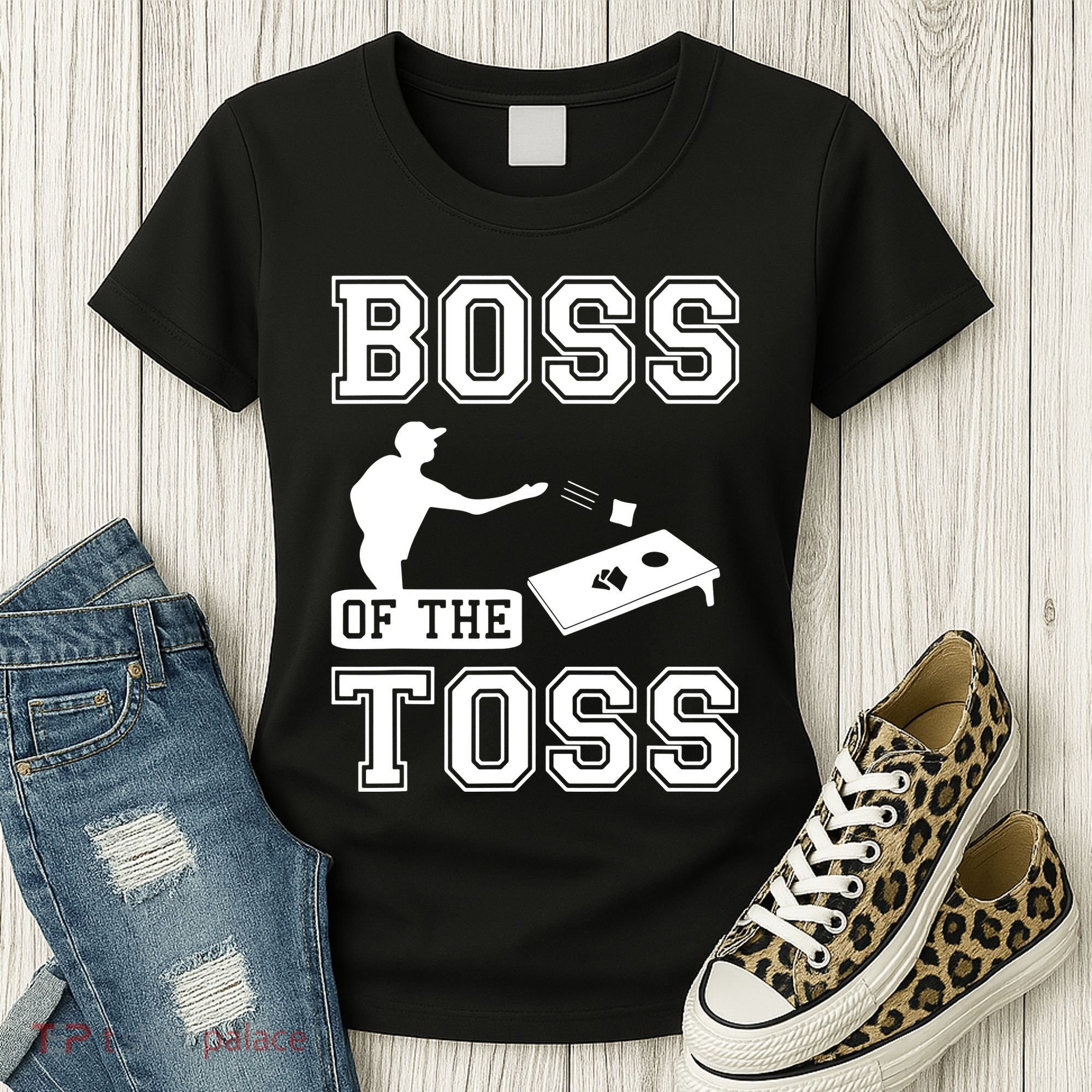 Boss Of Cornhole Game Women's T-Shirt