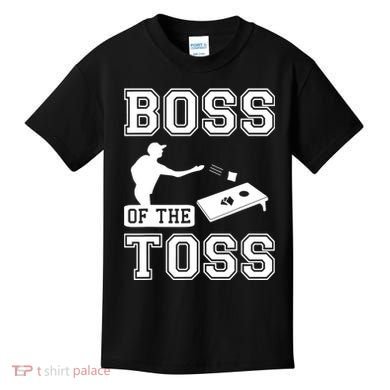 Boss Of Cornhole Game Kids T-Shirt