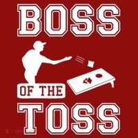 Boss Of Cornhole Game Long Sleeve Shirt thumb 2