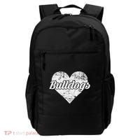 Bulldogs Over Distressed Heart Lawrence County Backpack thumb 0