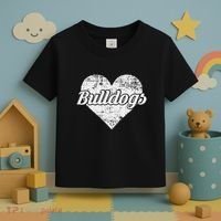Bulldogs Over Distressed Heart Lawrence County Toddler T-Shirt thumb 3