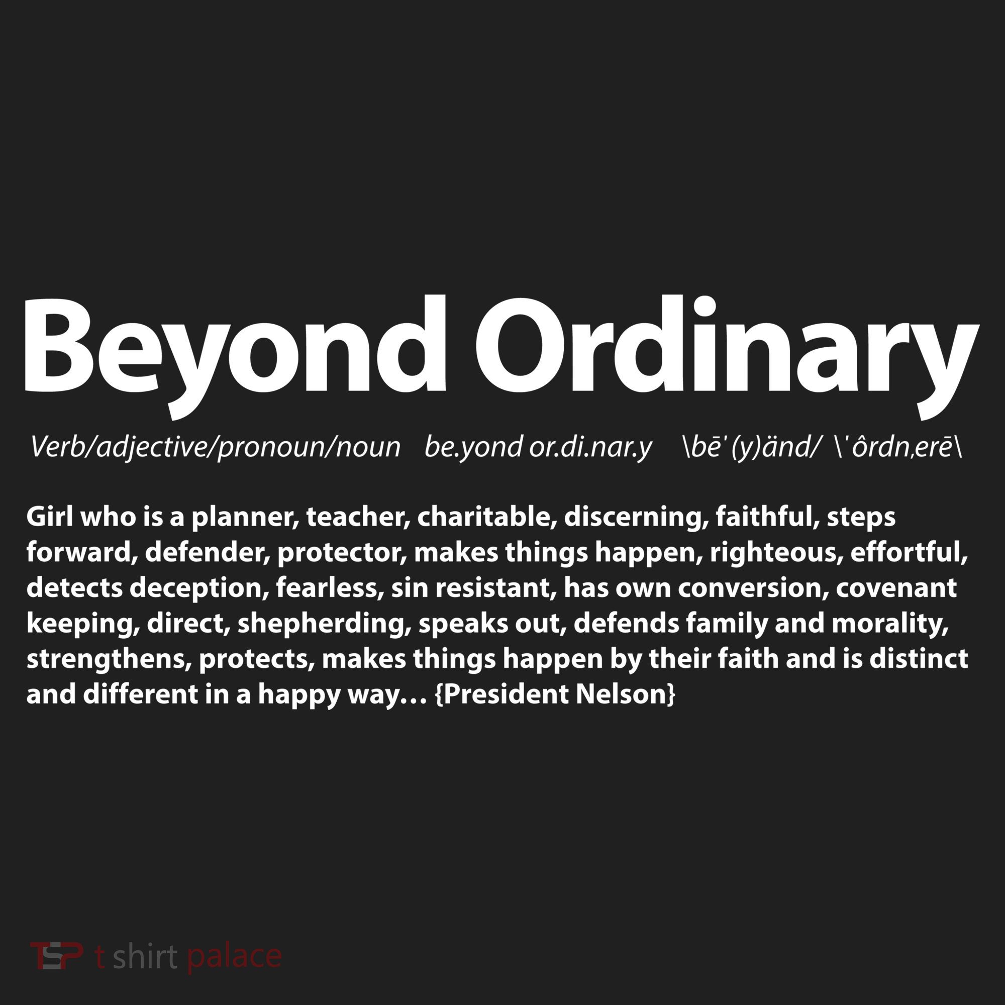 Beyond Ordinary Definition Women's Sweatshirt